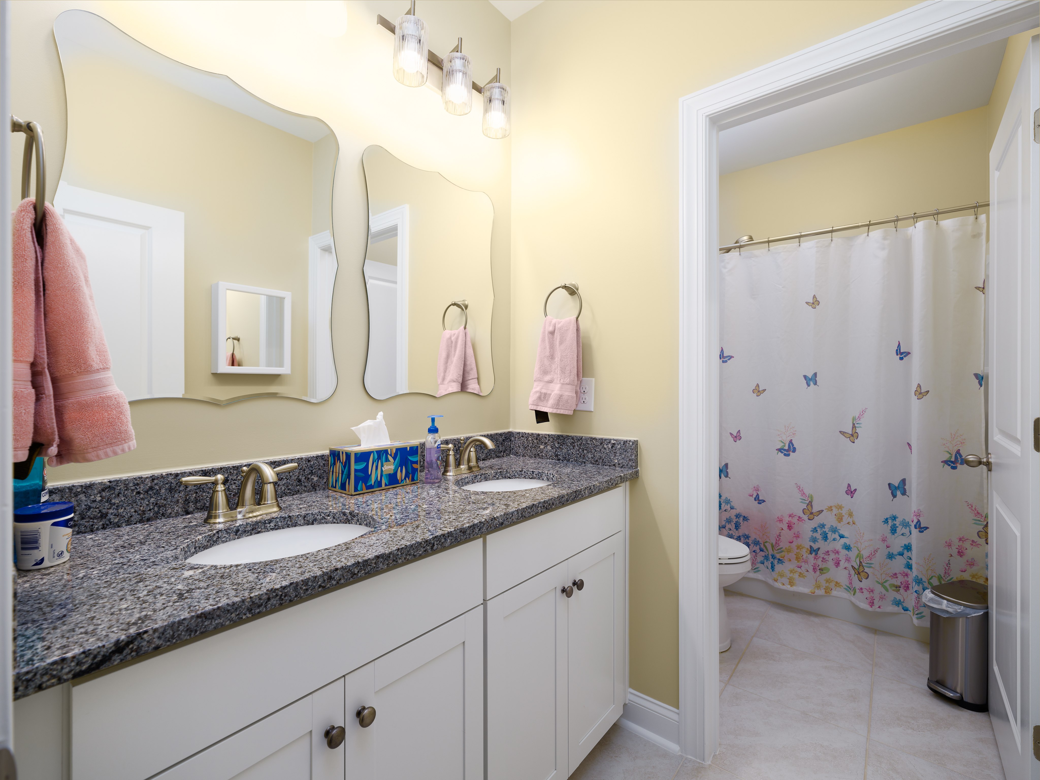 Secondary Bath with Granite Vanity